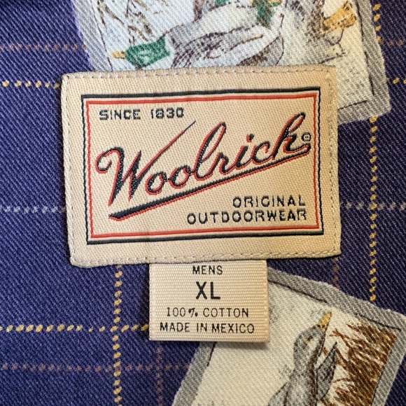 Woolrich Duck Theme long sleeve button down collar shirt. XL - Picture 8 of 8